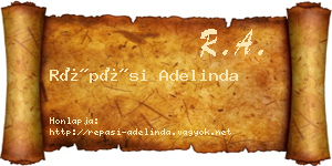 Répási Adelinda névjegykártya